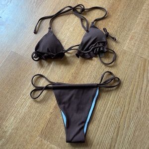 Brown bathing suit
